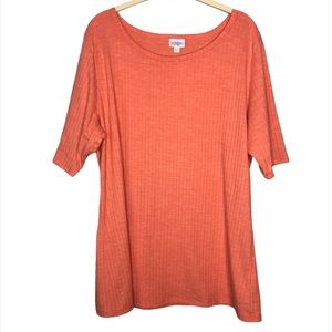 Lularoe | Solid Ribbed Classic Gigi Plus Size 3XL